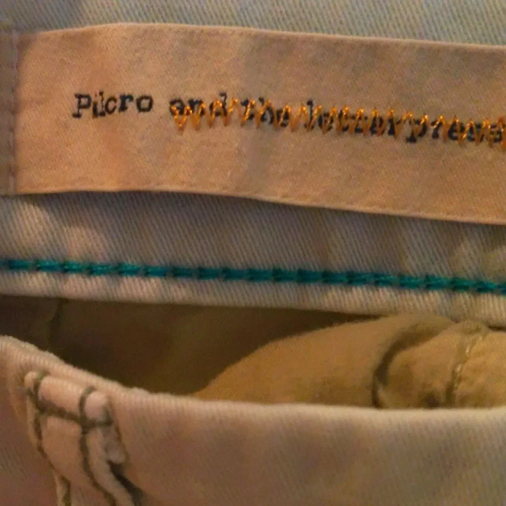 Pilcro and the Letterpress light mint green slim leg distressed pants 27
